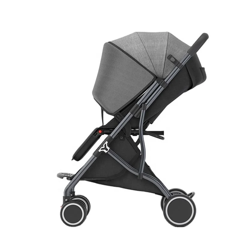 Wholesale Cheap Foldable Portable New Born Pram Lightweight Travel Baby Stroller with Big Sunshade