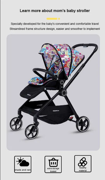 Baby Products Manufacture High Quality 3 in 1 Baby Stroller Luxury Stroller Baby