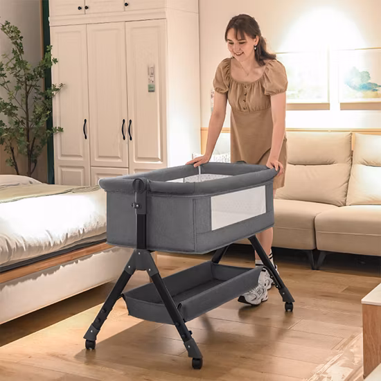 Confortable Baby Cribs Shaking Bassinet Toddler Bed Cradle Cot for Travel